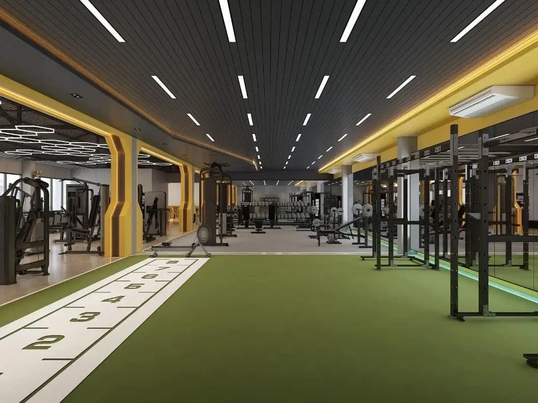 Inside B Gym, a modern gym in Chiang Mai