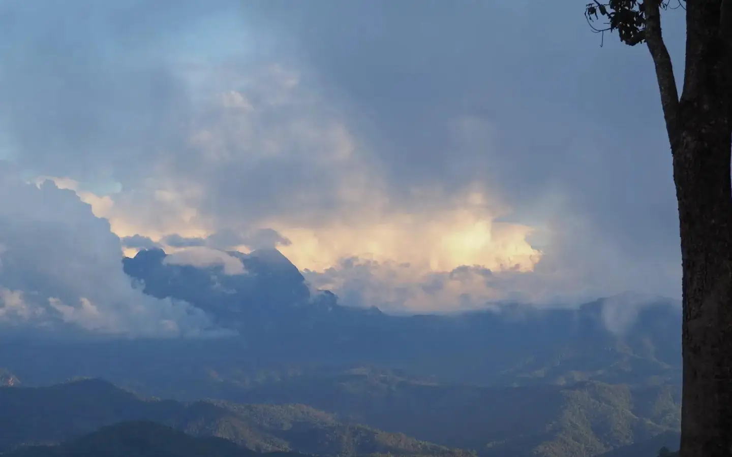 Monsoon clouds over Doi Luang Chiang Dao