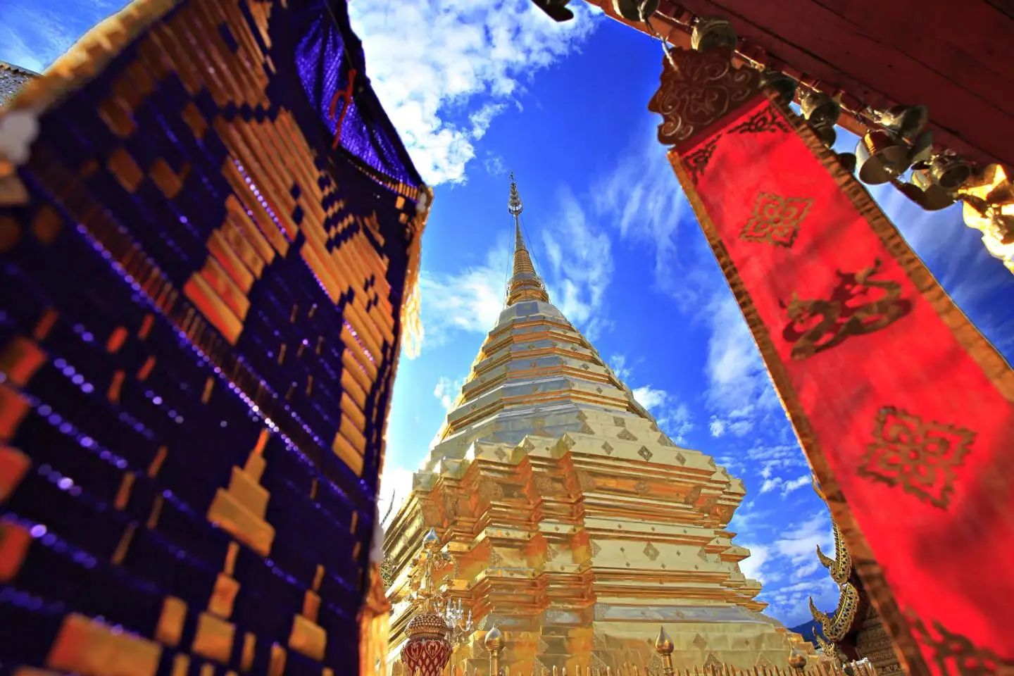 The golden chedi of Wat Phra That Doi Suthep