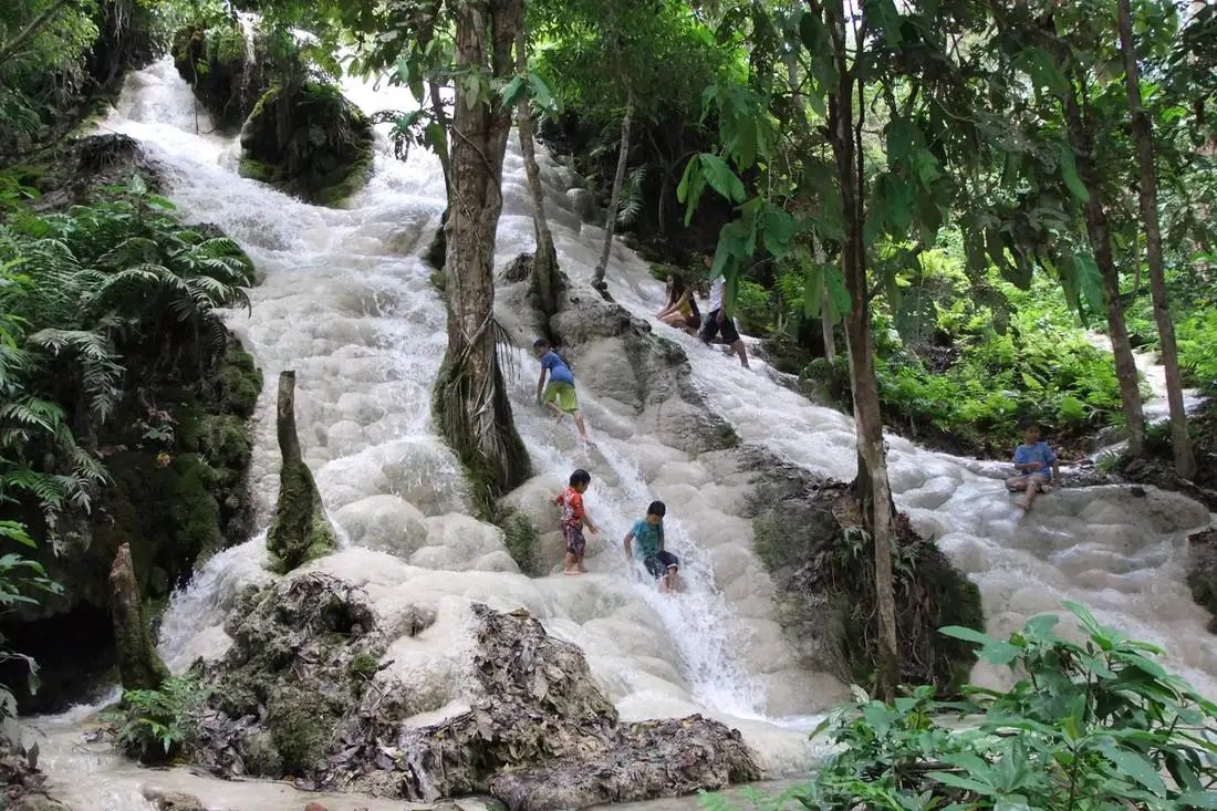 The Bua Tong Sticky Waterfalls near Chiang Mai